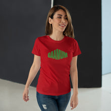 Load image into Gallery viewer, Single Jersey Women&#39;s T-shirt - GAA Mum (Green) Design
