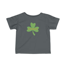 Load image into Gallery viewer, Infant Fine Jersey Tee - Guaranteed Irish (with green Shamrock)
