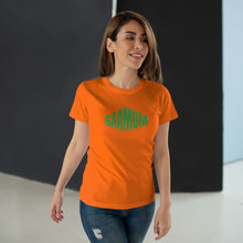 Load image into Gallery viewer, Single Jersey Women&#39;s T-shirt - GAA Mum (Green) Design
