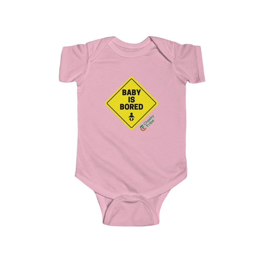 Infant Fine Jersey Bodysuit - Baby is Bored