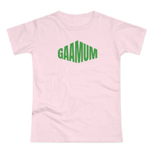 Load image into Gallery viewer, Single Jersey Women&#39;s T-shirt - GAA Mum (Green) Design
